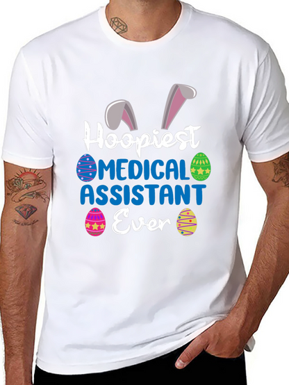 Hoopiest Medical Assistant Ever Easter T-Shirt