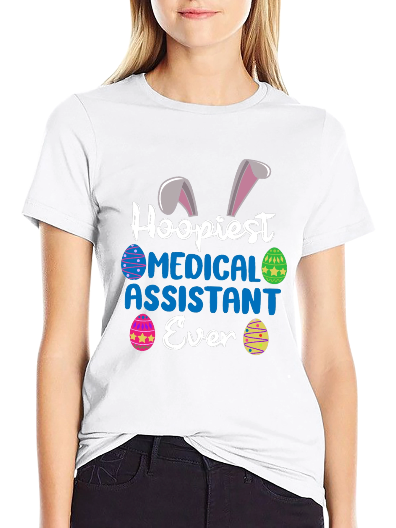 Hoopiest Medical Assistant Ever Easter T-Shirt