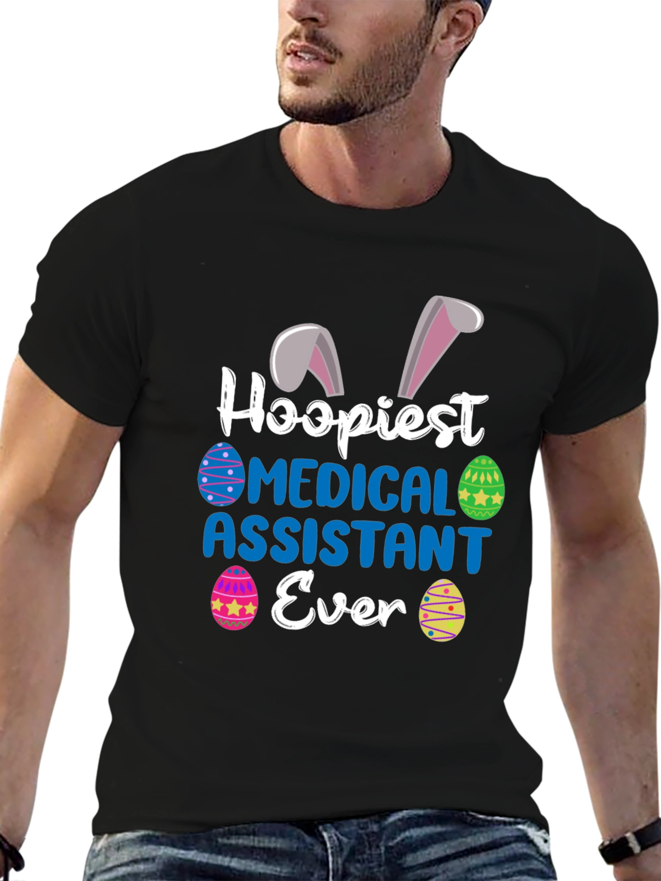 Hoopiest Medical Assistant Ever Easter T-Shirt