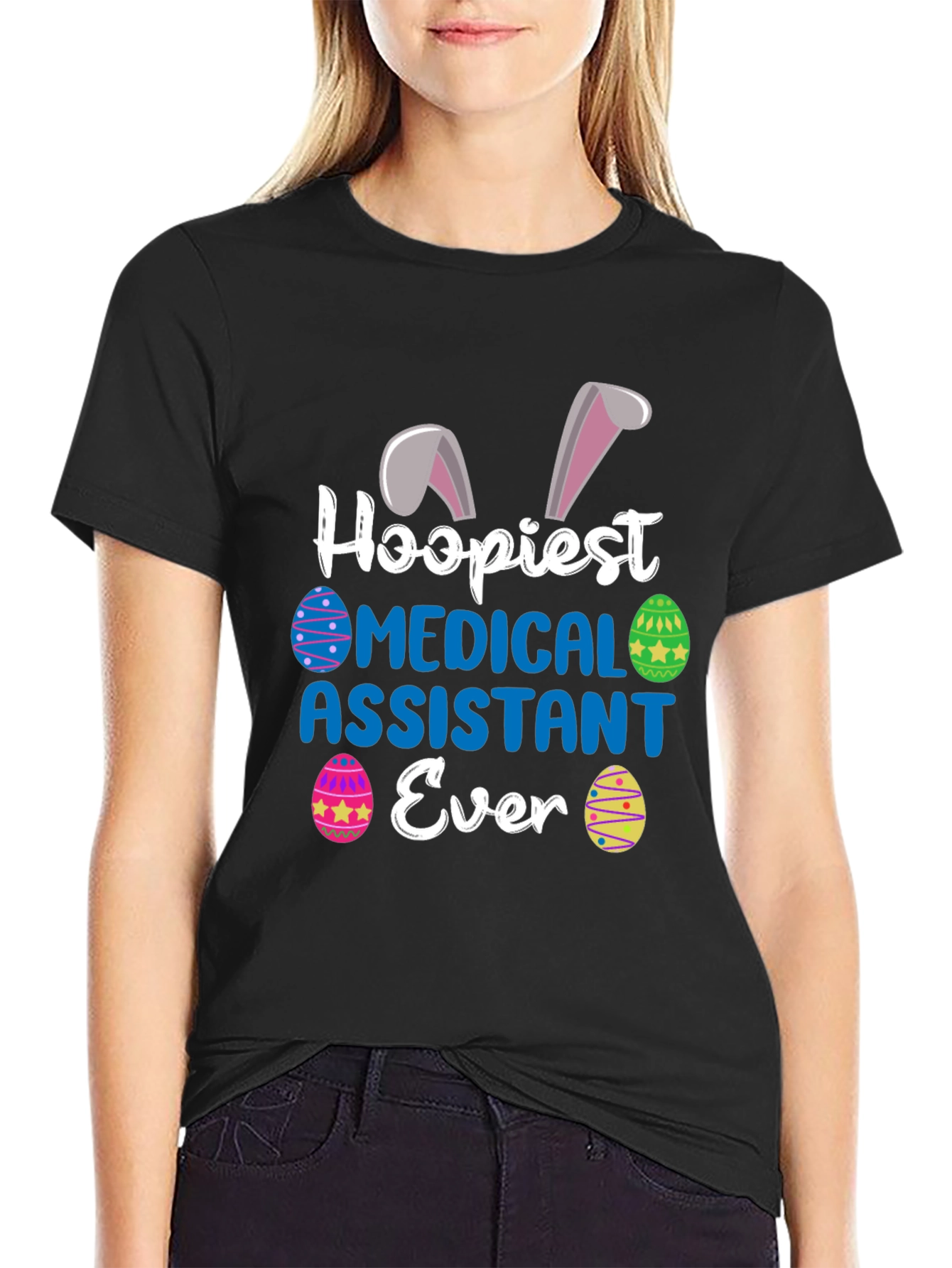 Hoopiest Medical Assistant Ever Easter T-Shirt