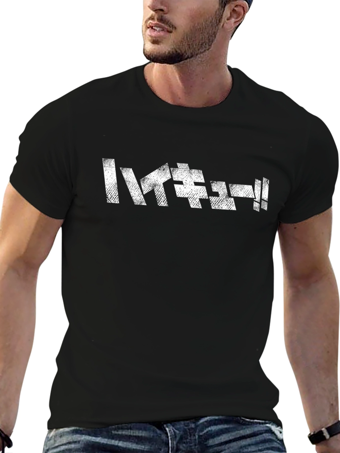 Haikyuu!! Anime Black T-Shirt