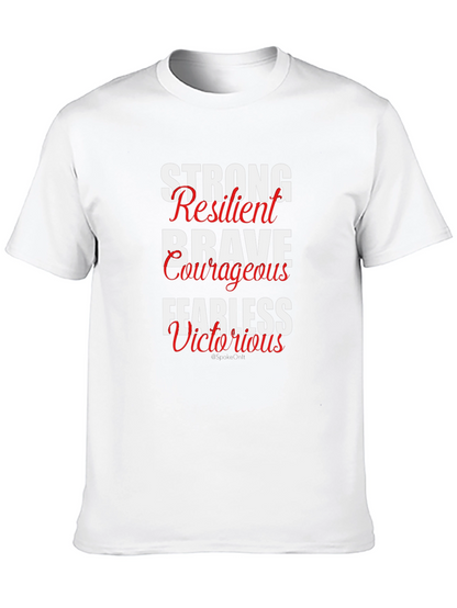 Motivational Words Black T-Shirt