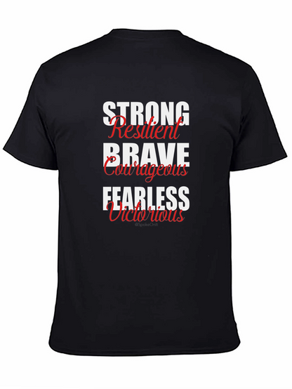 Motivational Words Black T-Shirt