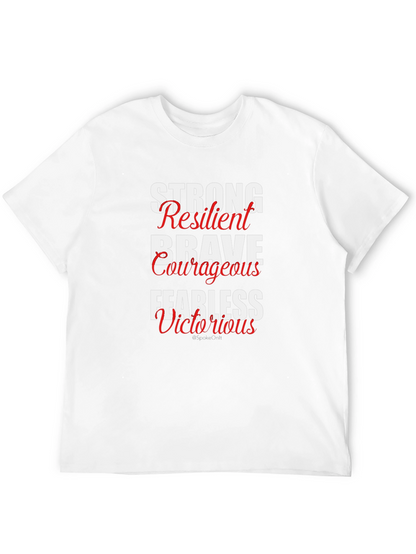 Motivational Words Black T-Shirt