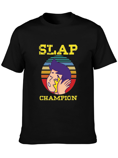 Slap Champion Graphic T-Shirt - Funny Humor Tee