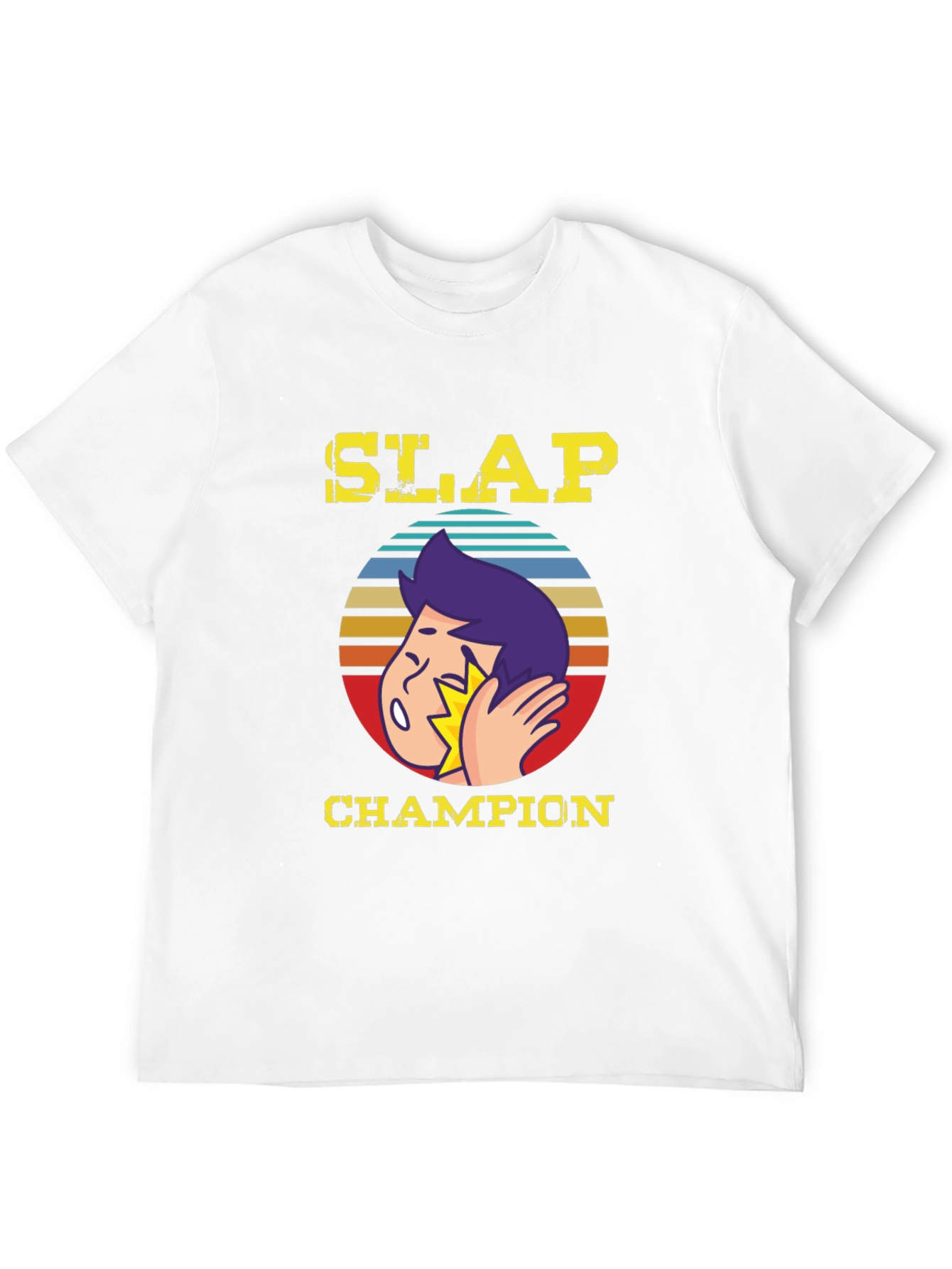 Slap Champion Graphic T-Shirt - Funny Humor Tee