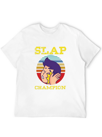 Slap Champion Graphic T-Shirt - Funny Humor Tee