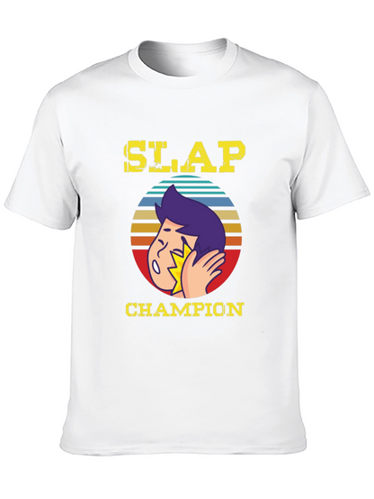 Slap Champion Graphic T-Shirt - Funny Humor Tee