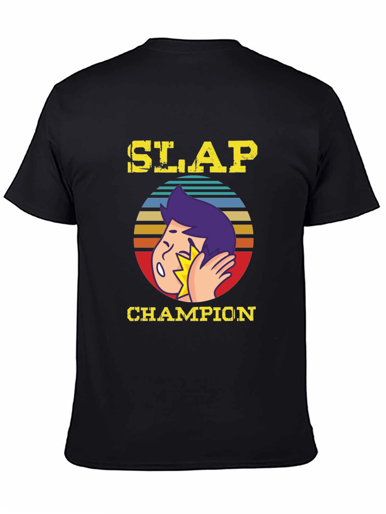 Slap Champion Graphic T-Shirt - Funny Humor Tee