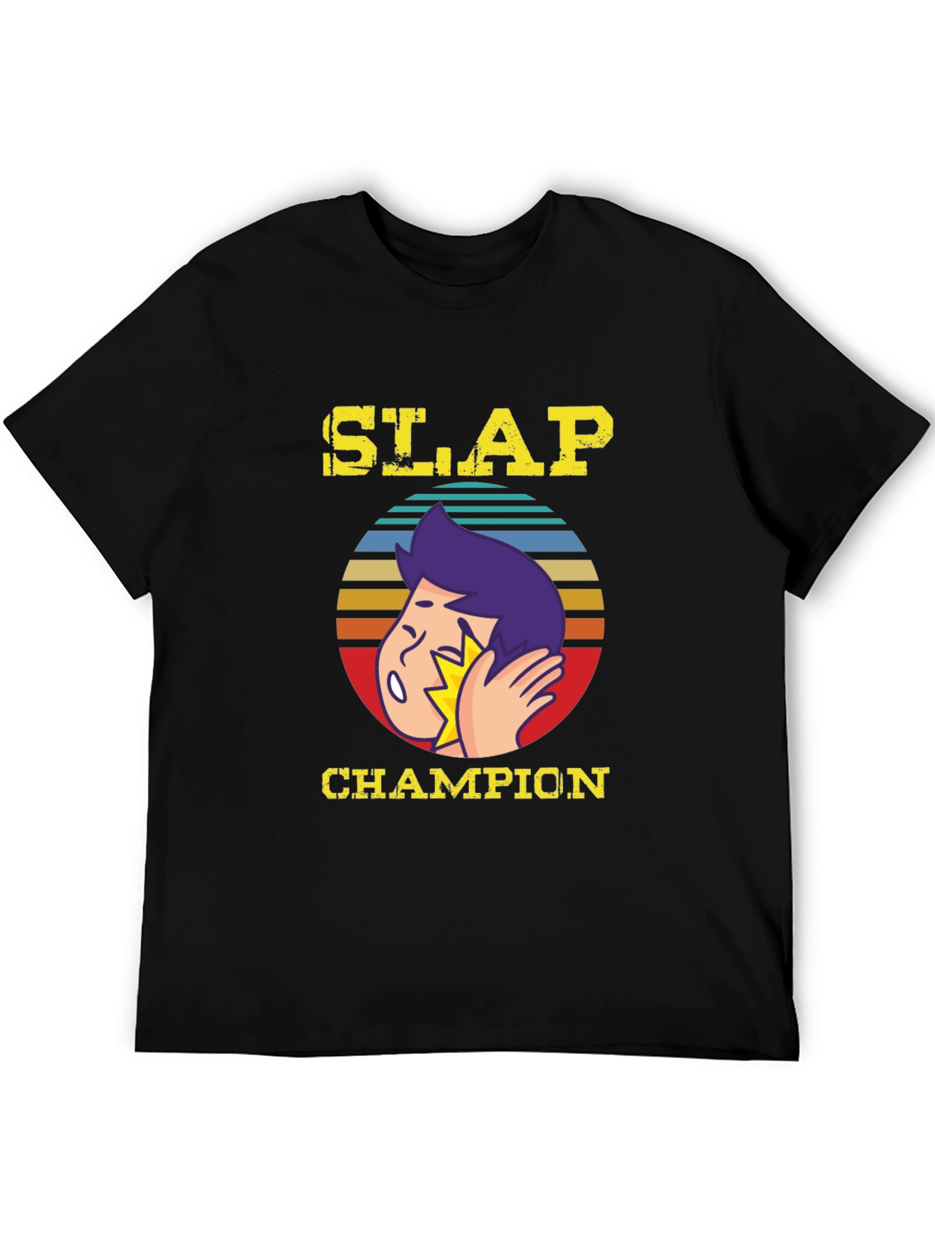 Slap Champion Graphic T-Shirt - Funny Humor Tee