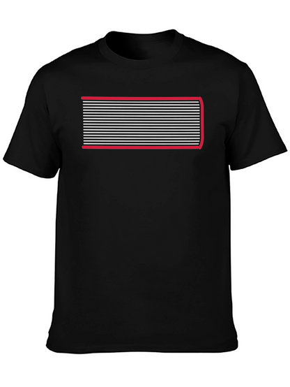 Retro Stripe Graphic Tee - Cool Casual Style