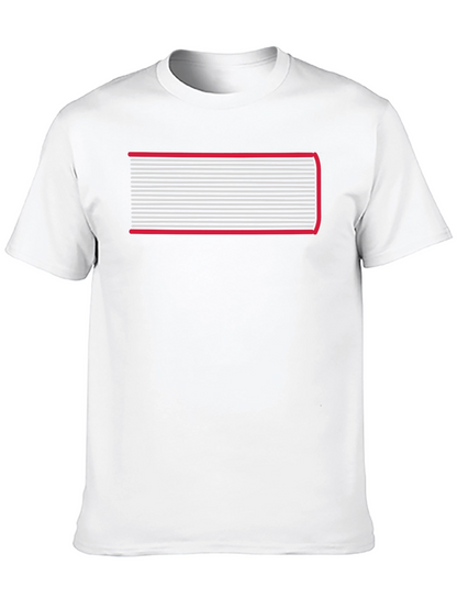 Retro Stripe Graphic Tee - Cool Casual Style