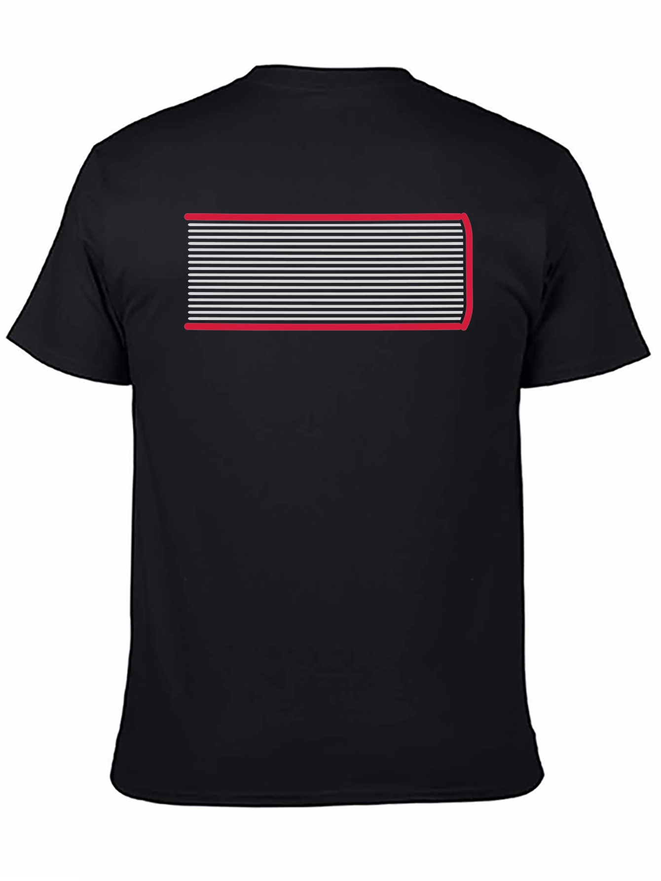 Retro Stripe Graphic Tee - Cool Casual Style