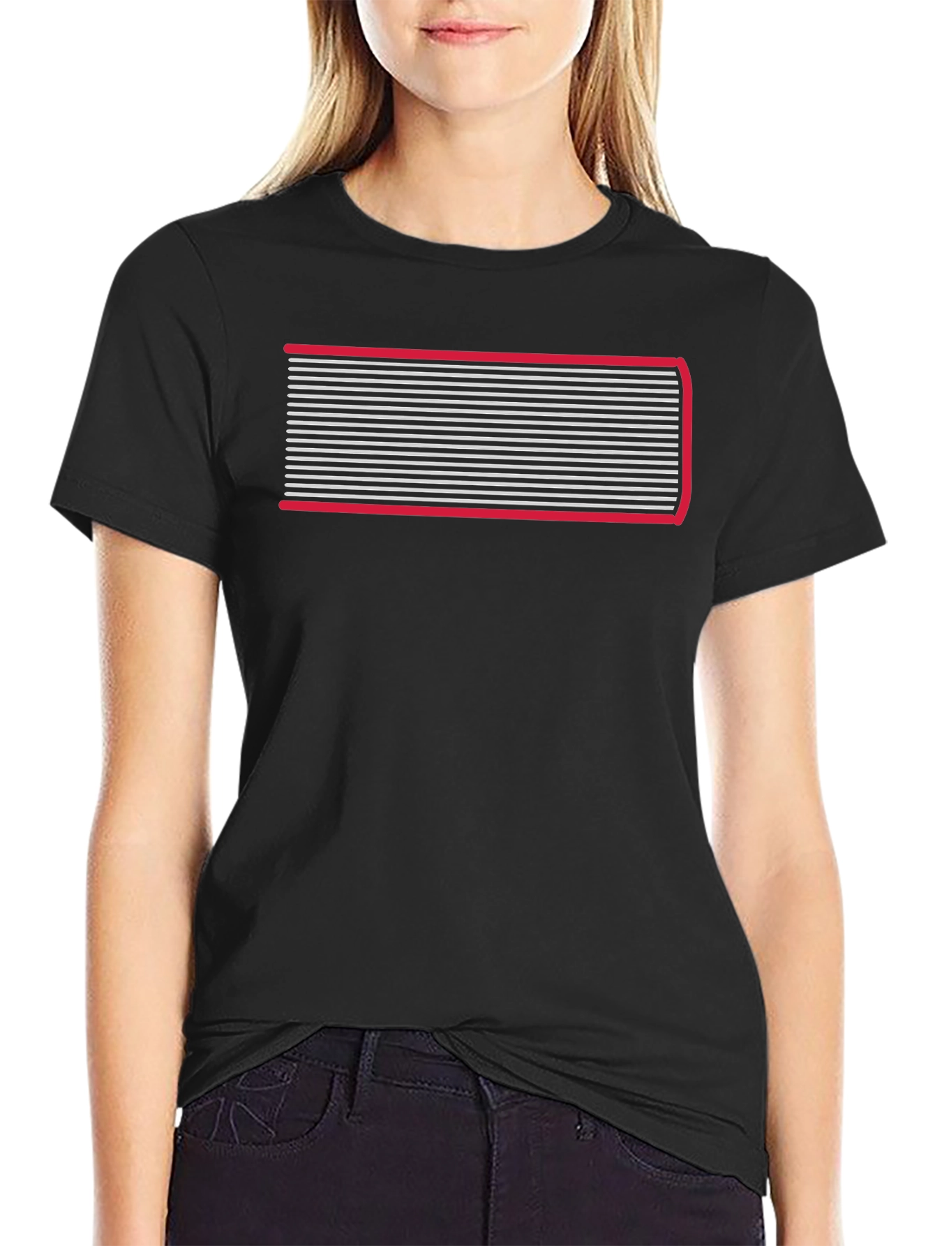 Retro Stripe Graphic Tee - Cool Casual Style