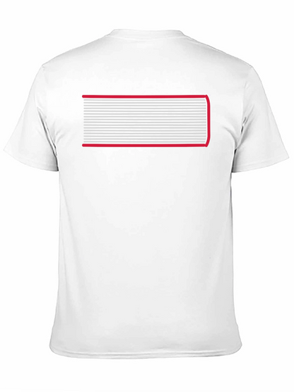 Retro Stripe Graphic Tee - Cool Casual Style