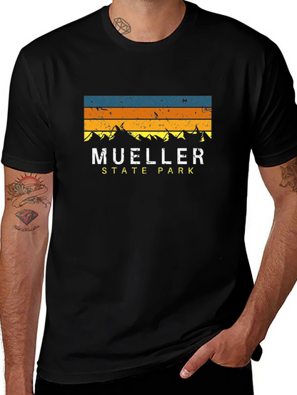 Mueller State Park T-Shirt: Mountain Retro Style