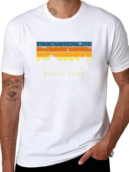 Mueller State Park T-Shirt: Mountain Retro Style