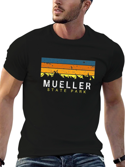Mueller State Park T-Shirt: Mountain Retro Style
