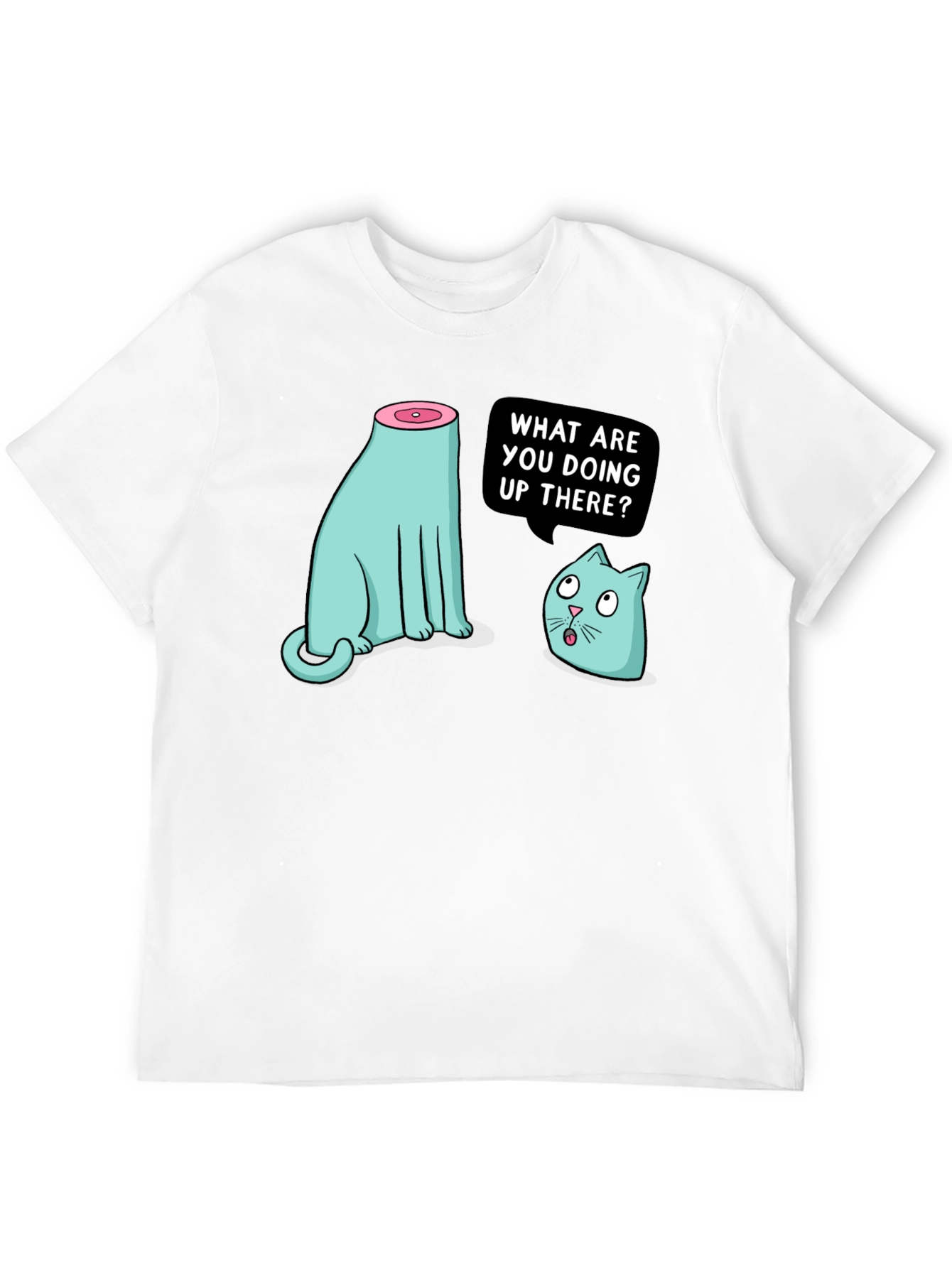 Funny Cat T-Shirt - Headless Humor