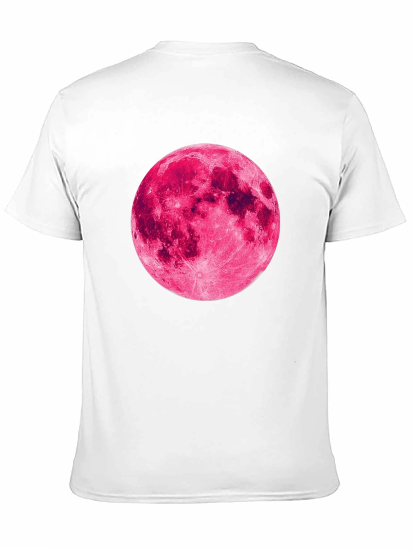 Pink Moon Graphic Black T-Shirt