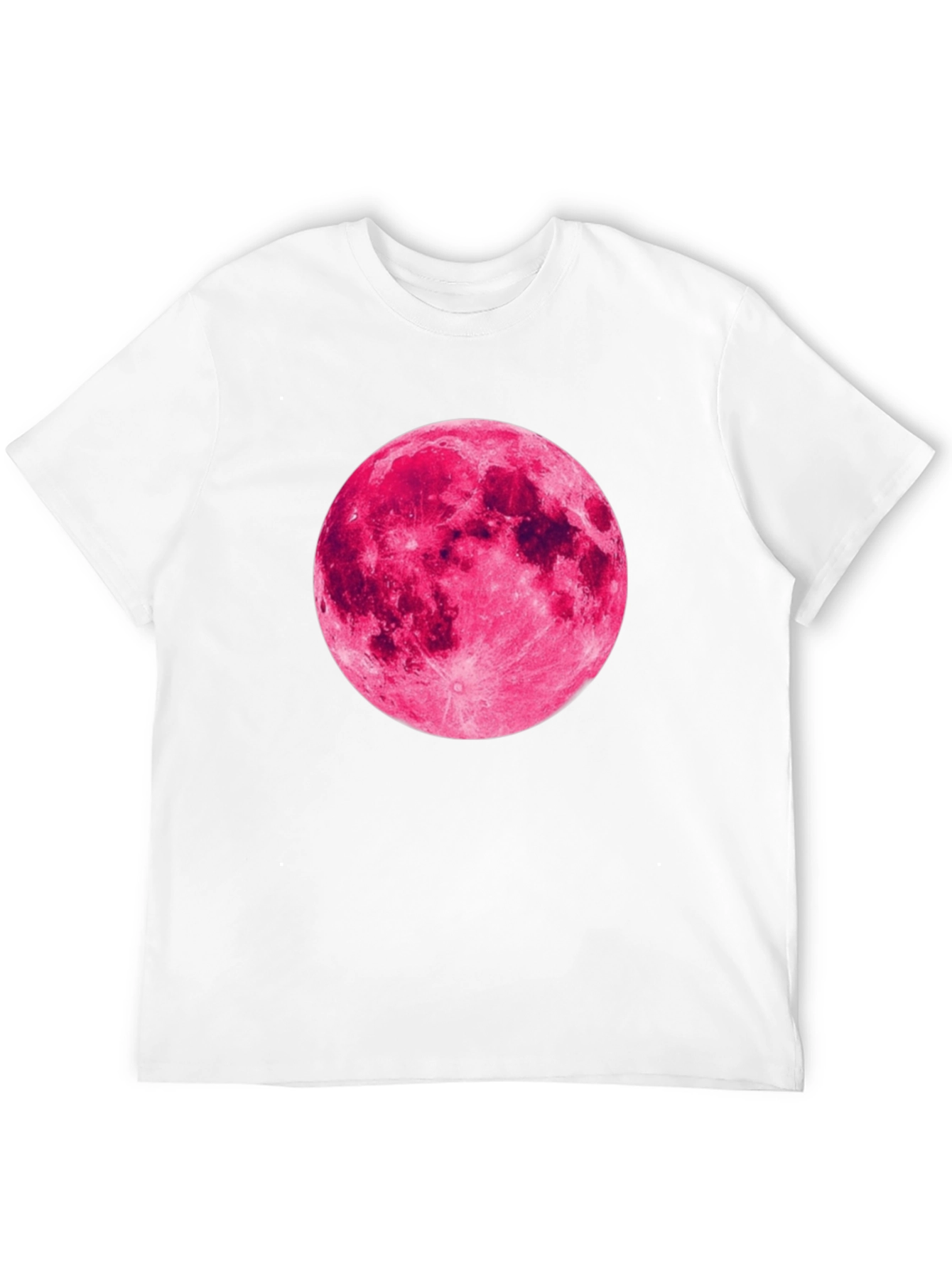 Pink Moon Graphic Black T-Shirt