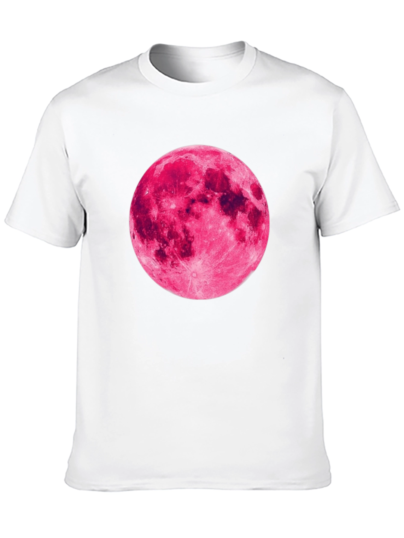 Pink Moon Graphic Black T-Shirt