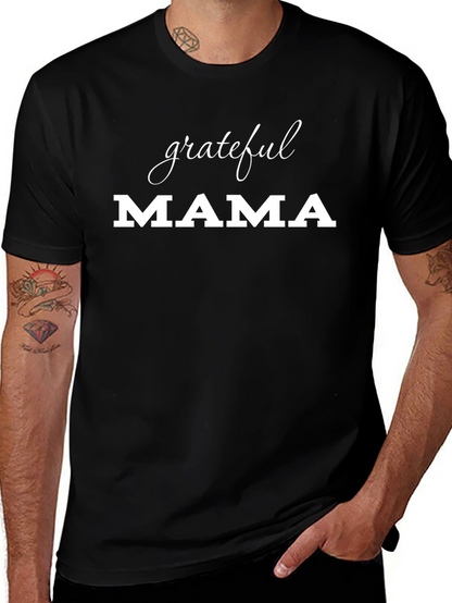 Grateful Mama Black T-Shirt