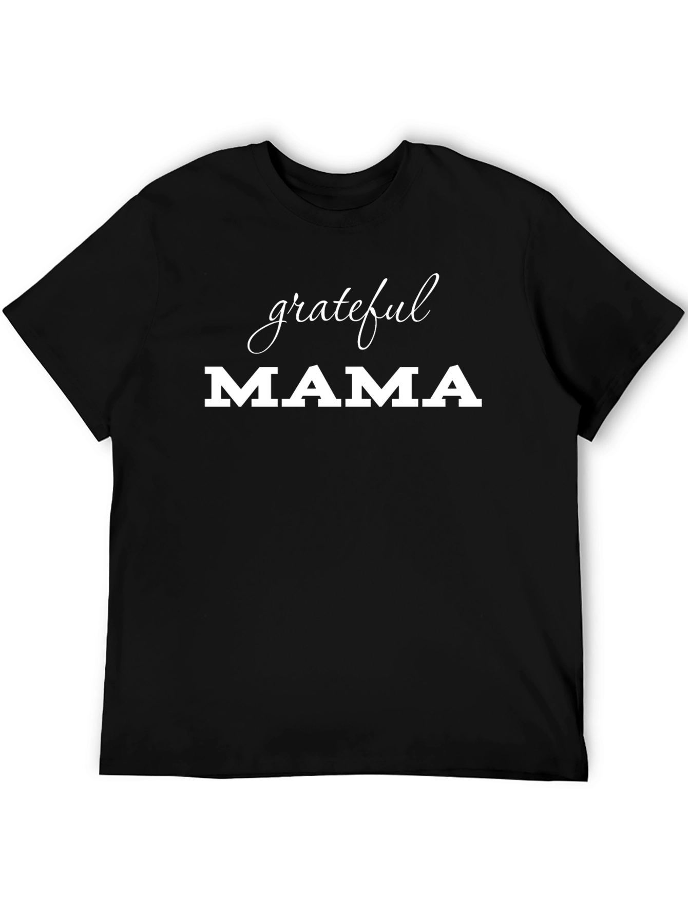 Grateful Mama Black T-Shirt