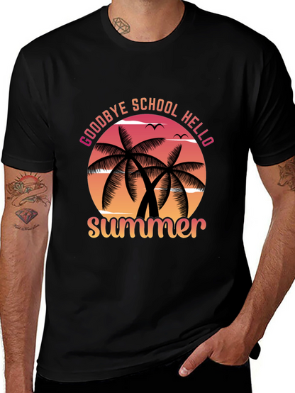Goodbye School Hello Summer Graphic Tee