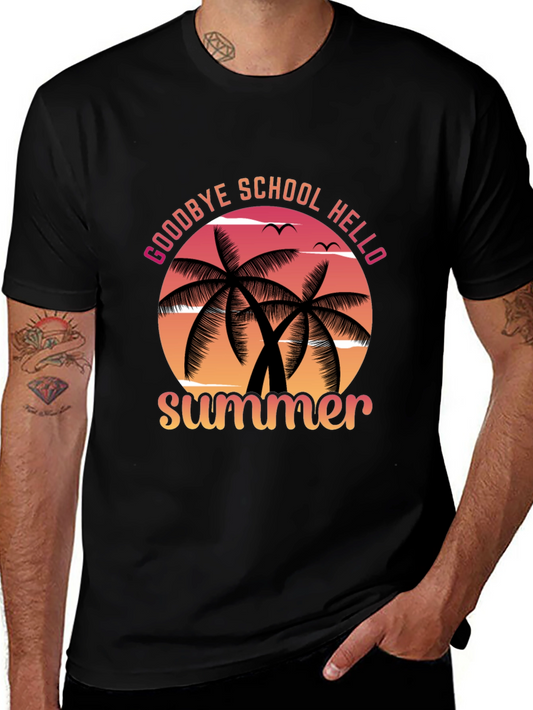 Goodbye School Hello Summer Graphic Tee