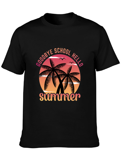 Goodbye School Hello Summer Graphic Tee