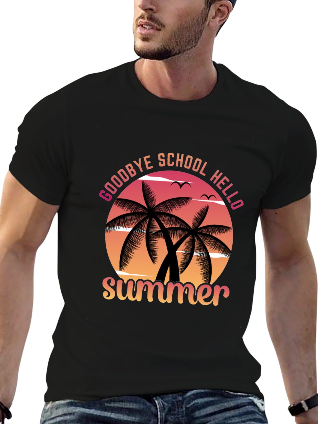 Goodbye School Hello Summer Graphic Tee