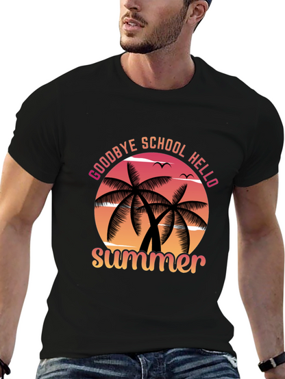 Goodbye School Hello Summer Graphic Tee