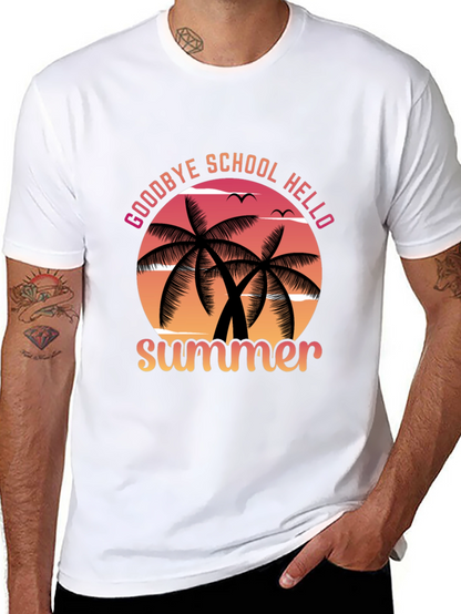 Goodbye School Hello Summer Graphic Tee