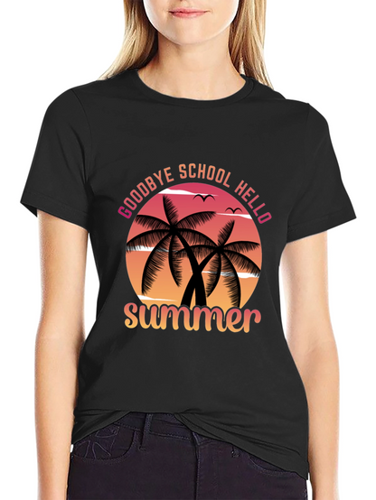 Goodbye School Hello Summer Graphic Tee