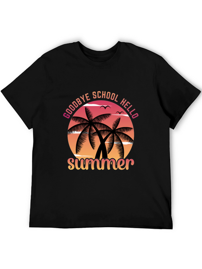 Goodbye School Hello Summer Graphic Tee