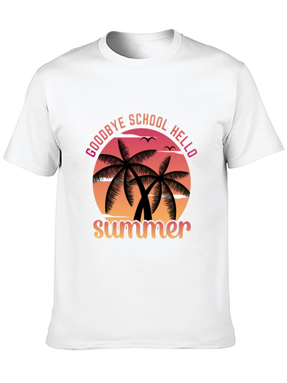 Goodbye School Hello Summer Graphic Tee
