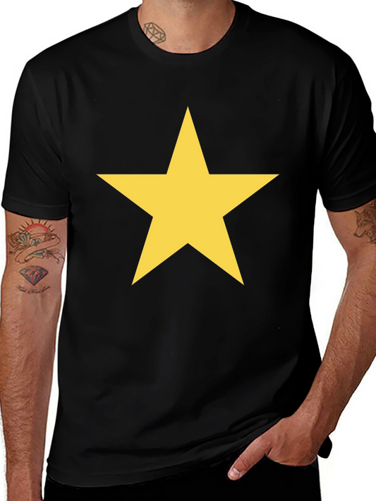 Bold Star Graphic Tee - Modern Casual Wear