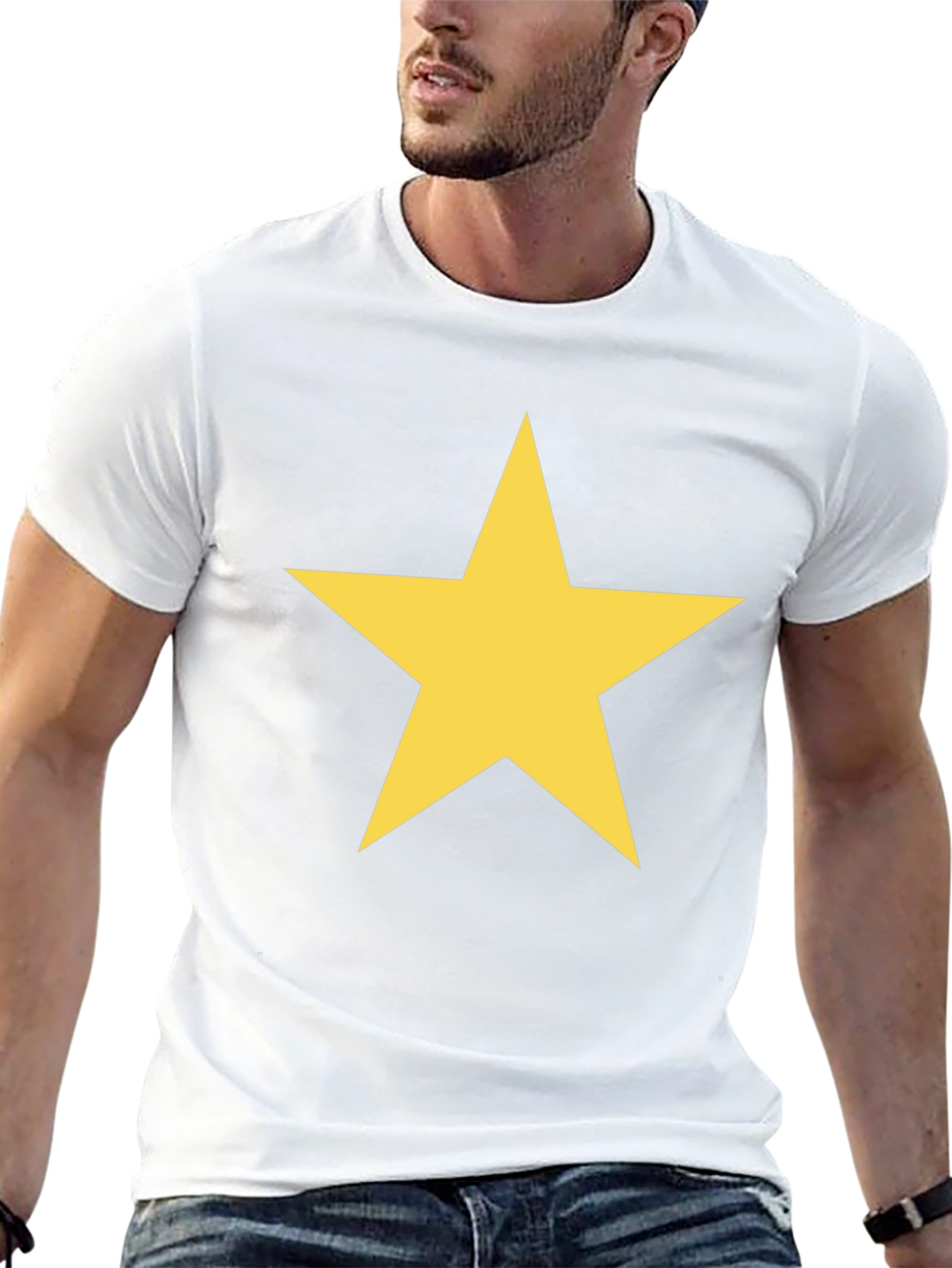 Bold Star Graphic Tee - Modern Casual Wear
