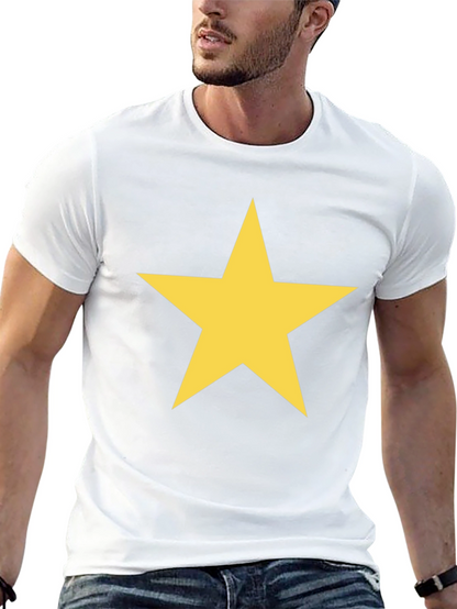 Bold Star Graphic Tee - Modern Casual Wear