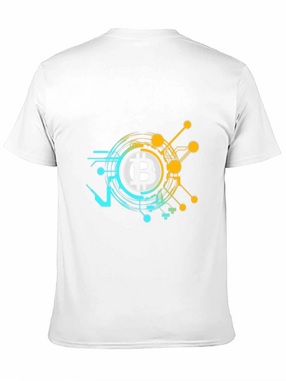 Bitcoin Tech Graphic Black T-Shirt