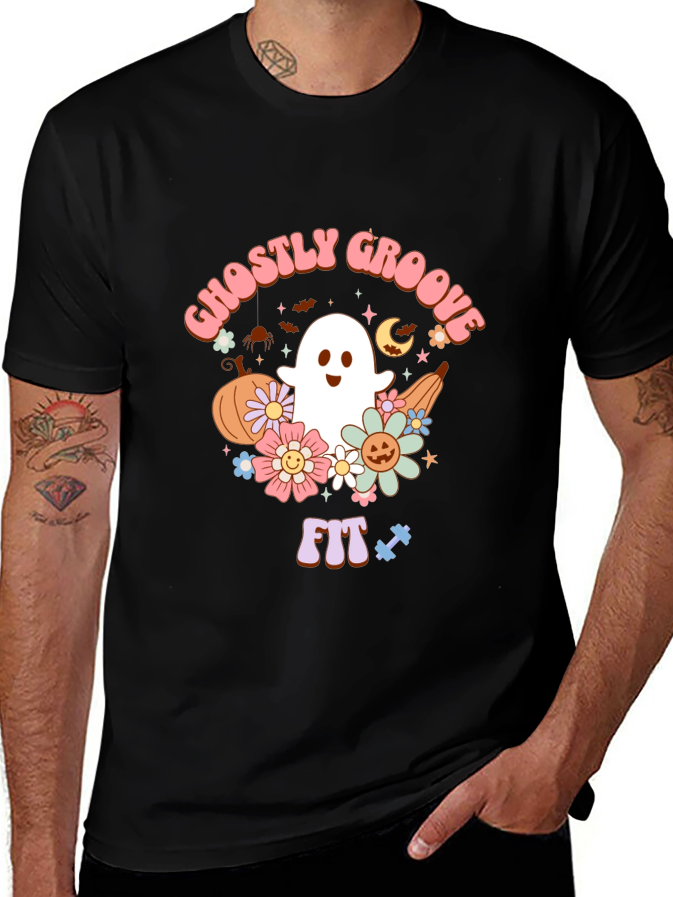 Ghostly Groove Halloween T-Shirt