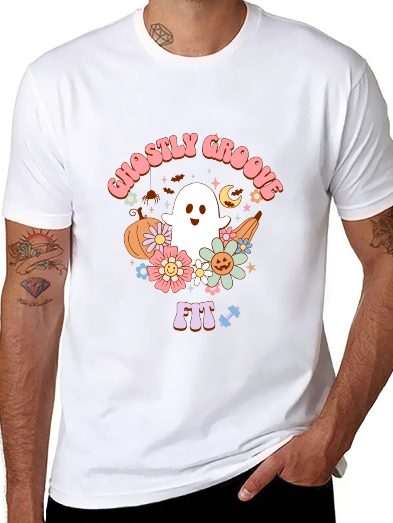 Ghostly Groove Halloween T-Shirt