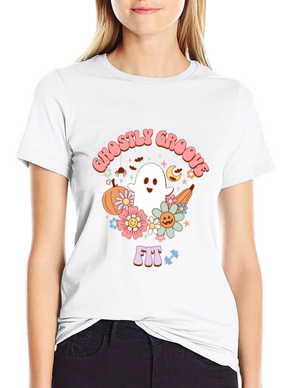 Ghostly Groove Halloween T-Shirt