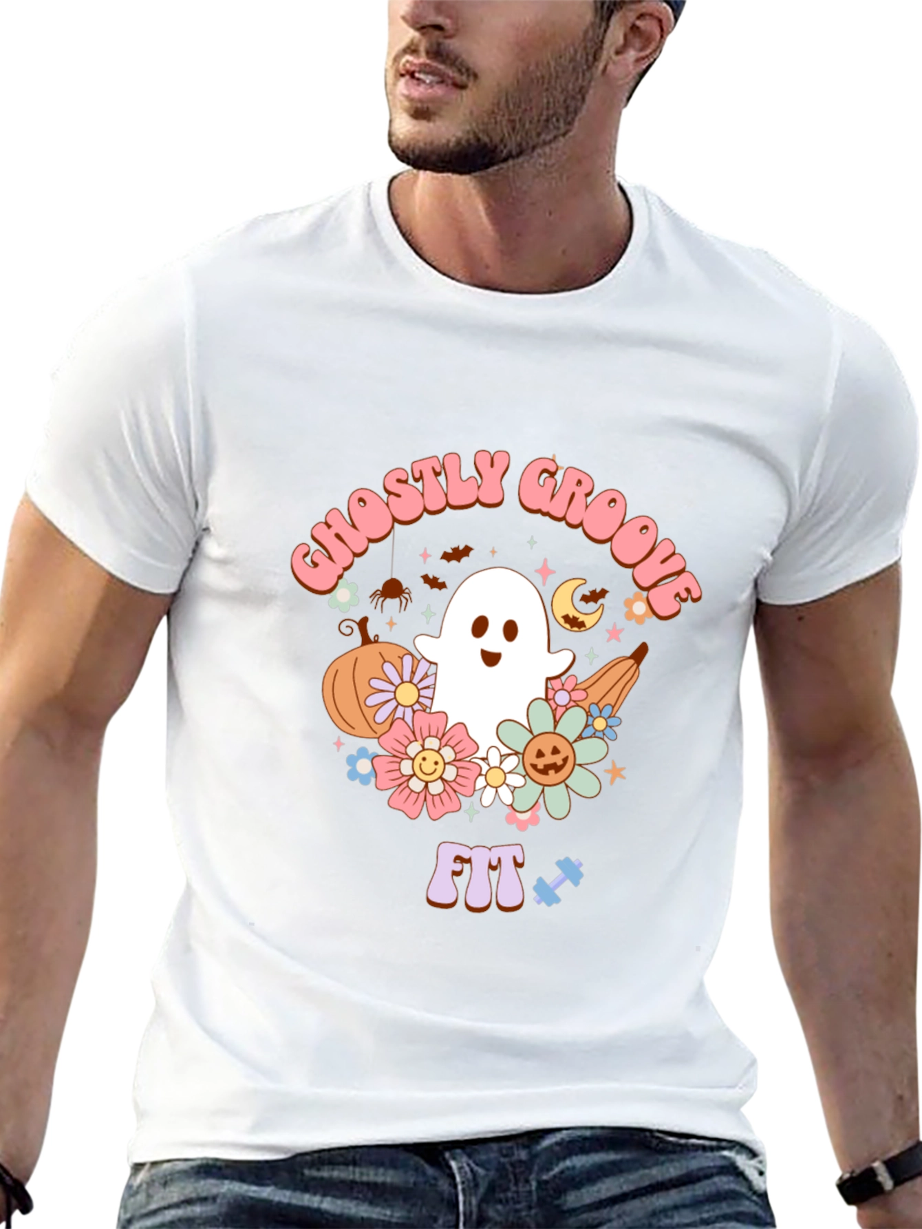Ghostly Groove Halloween T-Shirt