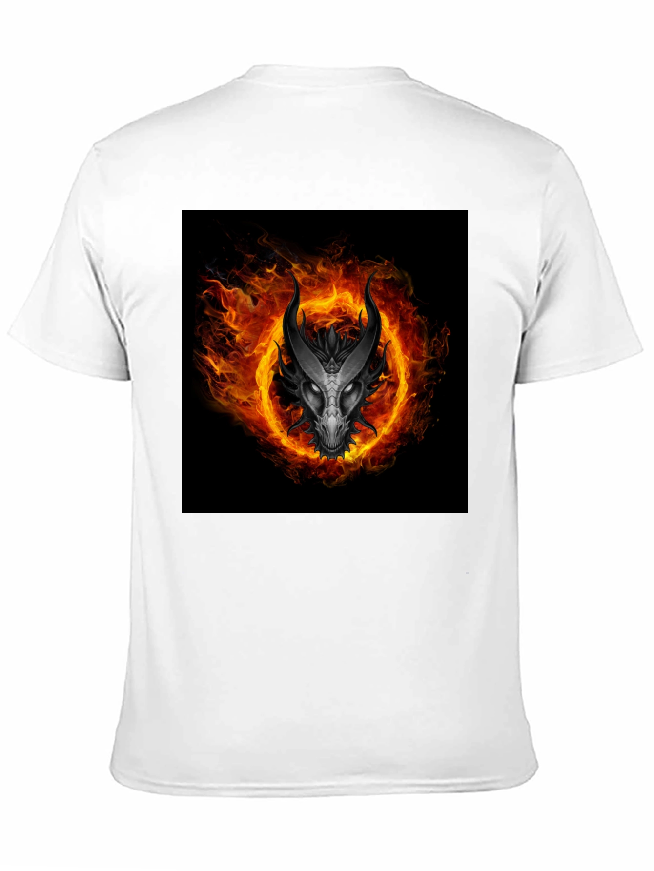 Fiery Dragon T-Shirt - Black