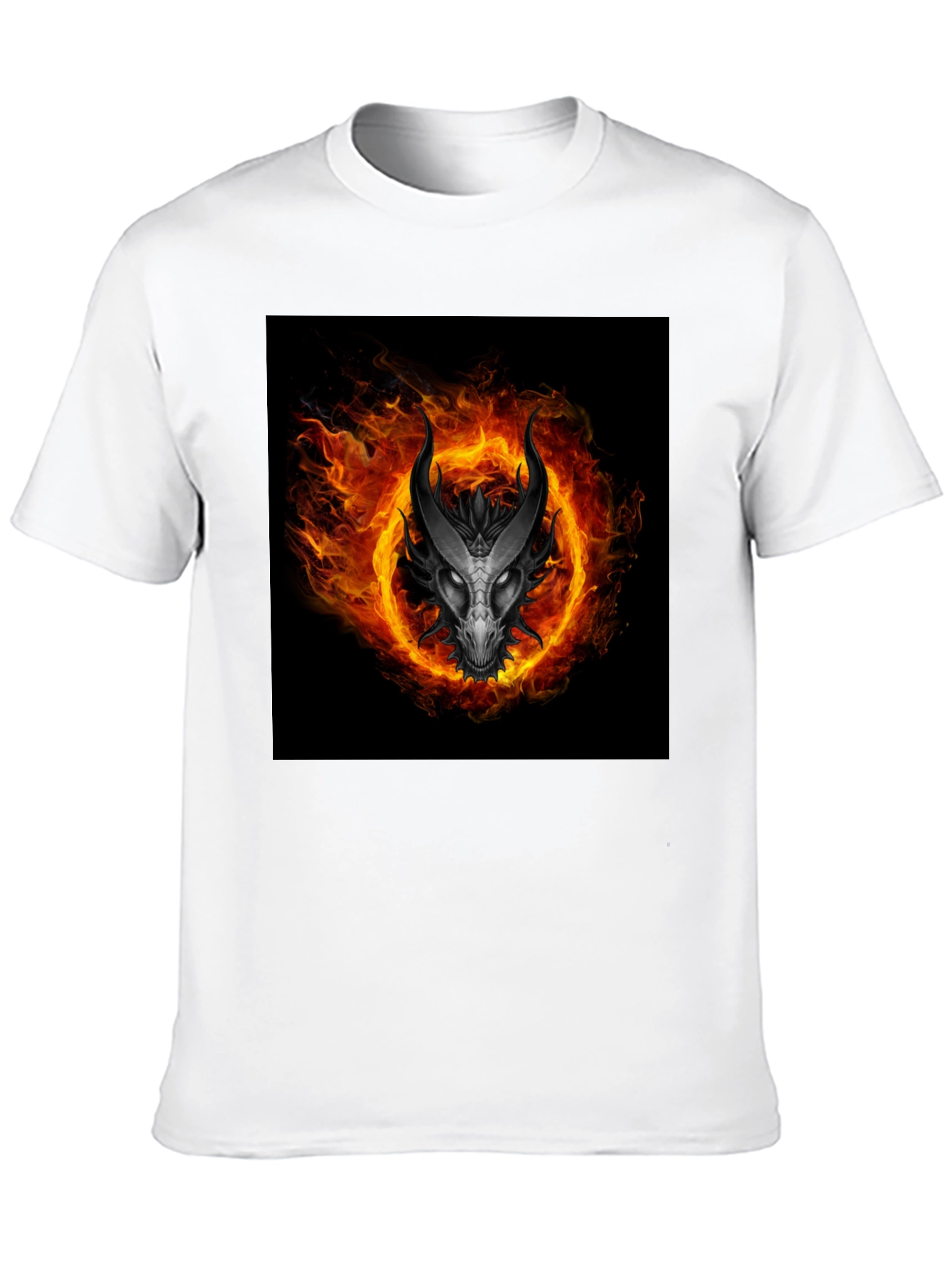 Fiery Dragon T-Shirt - Black