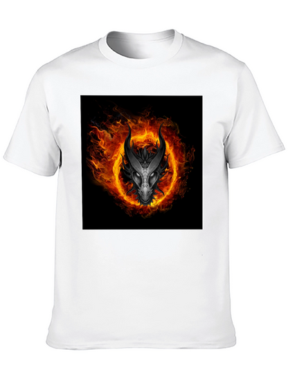 Fiery Dragon T-Shirt - Black
