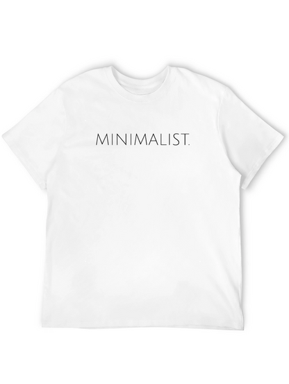 Minimalist Statement T-Shirt - Classic Black Tee