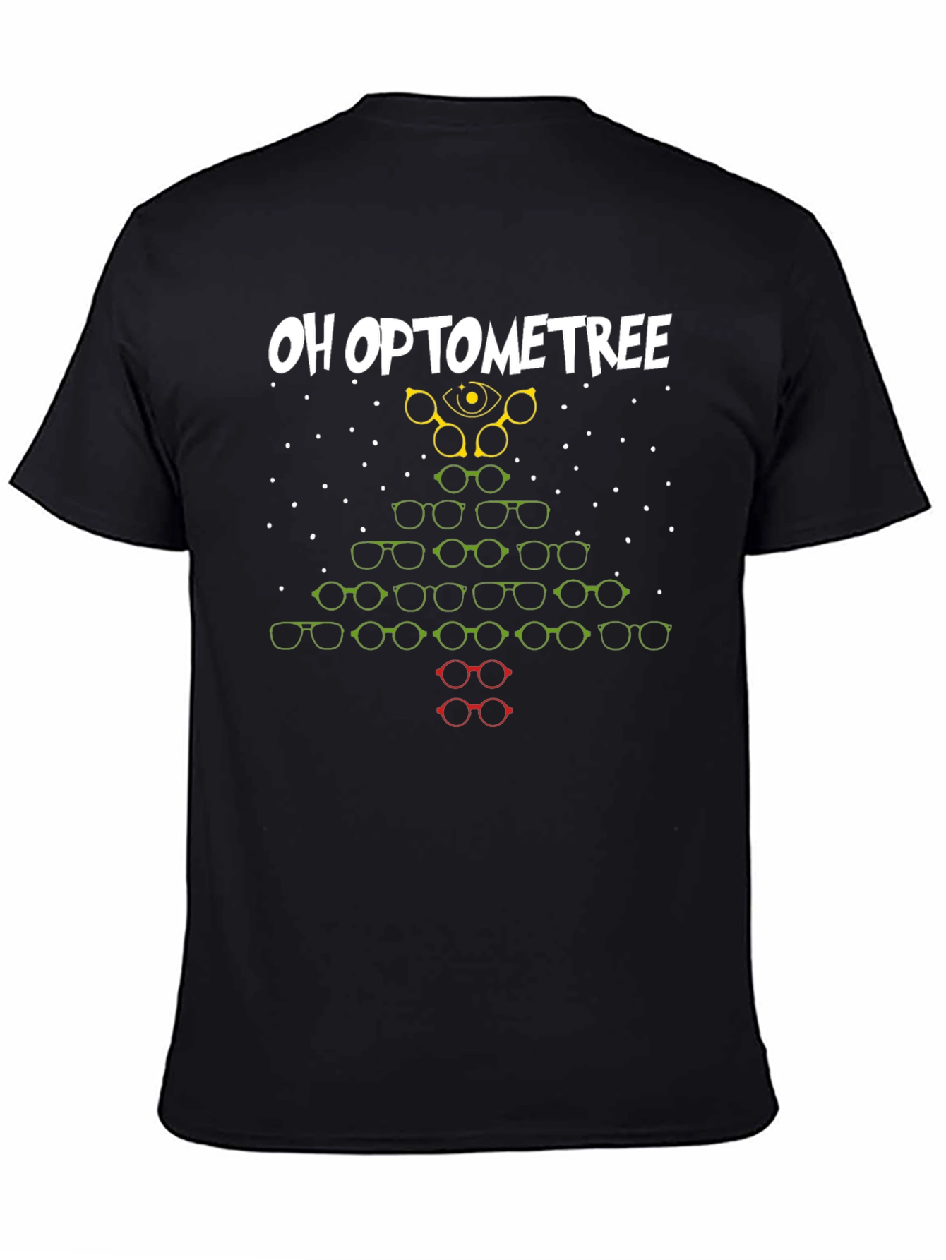 Oh Optometree T-Shirt - Eye Exam Christmas Tee